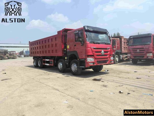 شاحنة قلاب HOWO 8x4 مستعملة 371 حصان للبيع في كوت ديفوار