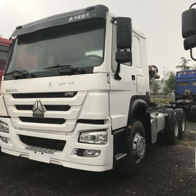 6x4 سينوتروك هوو شاحنة جرار 375HP شاحنة جرار دولية