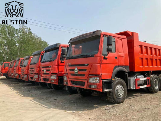 6x4 شاحنات التفريغ مستعملة 19.32M3 شاحنة هوو المستخدمة لإنتاج الفحم