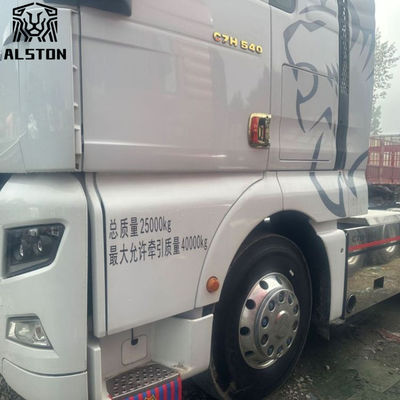 الشاحنة الثقيلة المستخدمة Sinotruk Sitrak C7H 540 6x4 نوع القيادة شاحنة الجرار