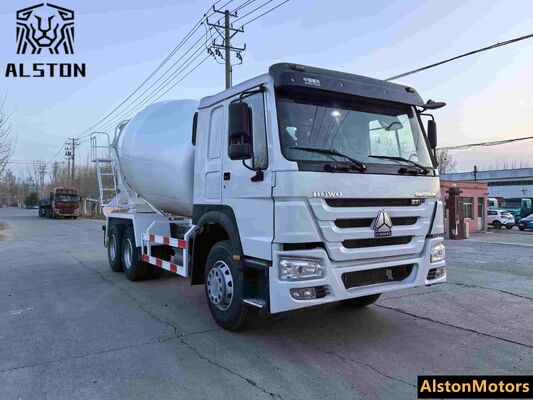 شاحنة خلاط خرسانة مستعملة HOWO 371 حصان 6x4 (يمين القيادة) للبيع في غيانا