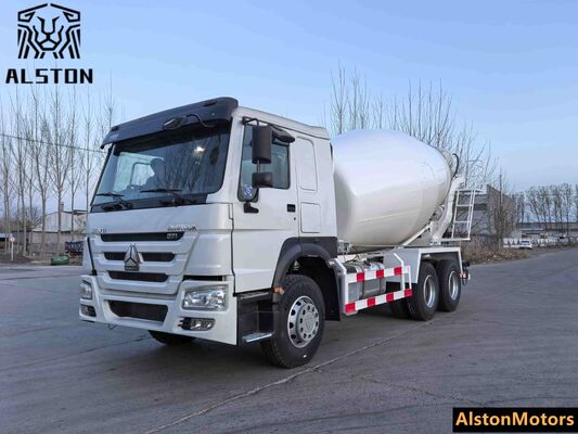 شاحنة خلاط خرسانة مستعملة HOWO 371 حصان 6x4 (يمين القيادة) للبيع في غيانا