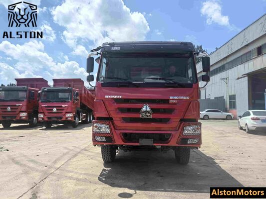 شاحنة قمامة مستعملة حديثة التجديد HOWO 6x4 للبيع∙ 371HP