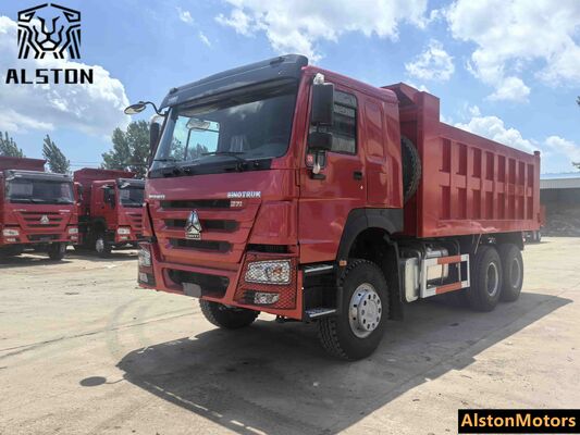 شاحنة قمامة مستعملة حديثة التجديد HOWO 6x4 للبيع∙ 371HP
