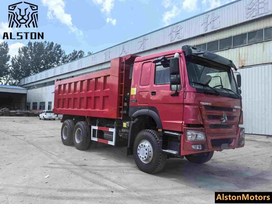 شاحنة قمامة مستعملة حديثة التجديد HOWO 6x4 للبيع∙ 371HP