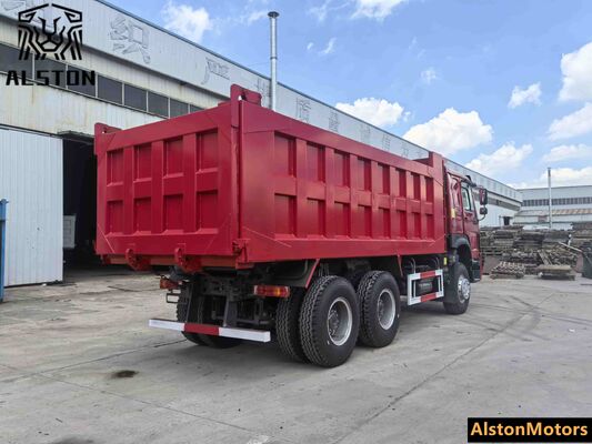 شاحنة قمامة مستعملة حديثة التجديد HOWO 6x4 للبيع∙ 371HP