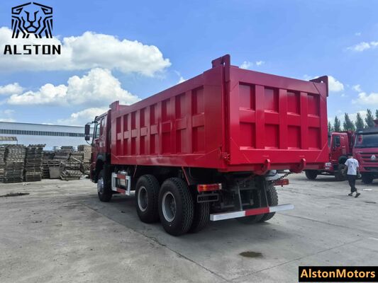 شاحنة قمامة مستعملة حديثة التجديد HOWO 6x4 للبيع∙ 371HP