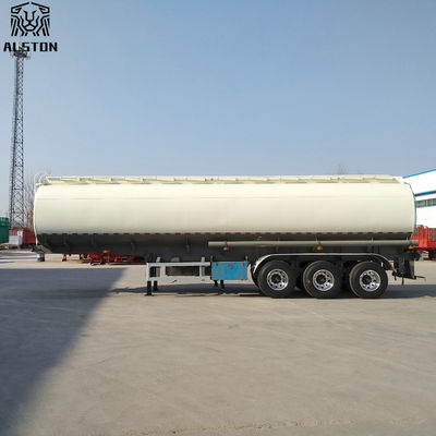 فولاذ الكربون 35000L ناقلة الوقود نصف مقطورة سعة كبيرة