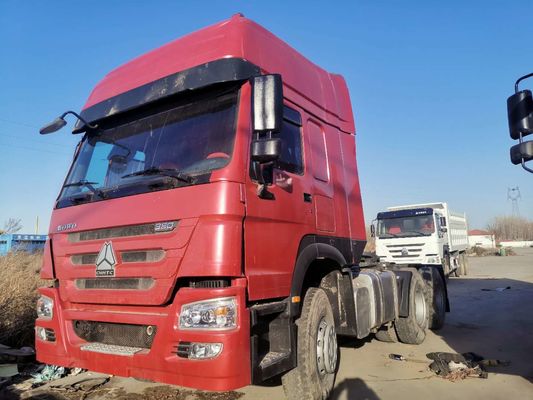 شاحنة سينوتريك مستعملة شاحنات جرارات هوو 375HP 10 إطارات طلاء جديد