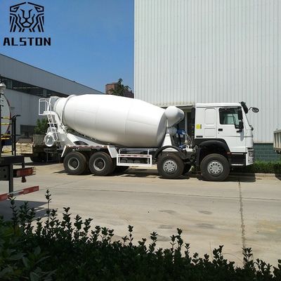 شاحنة خلاطة خرسانة مستعملة Howo 8x4 12cbm مع مضخة