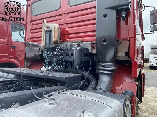 شاحنة جرار شكمان F3000 حمراء 6x4 ، شاحنات مقطورة جرار مستعملة