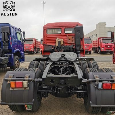 شاحنة جرار شكمان F3000 حمراء 6x4 ، شاحنات مقطورة جرار مستعملة