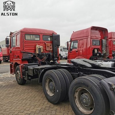 شاحنة جرار شكمان F3000 حمراء 6x4 ، شاحنات مقطورة جرار مستعملة