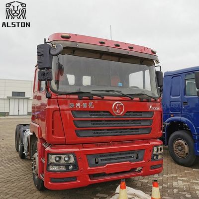 شاحنة جرار شكمان F3000 حمراء 6x4 ، شاحنات مقطورة جرار مستعملة