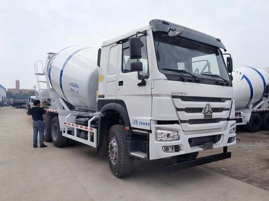 طاقة الديزل 25000كغ شاحنات هوو مستعملة شاحنة مزيج الخرسانة
