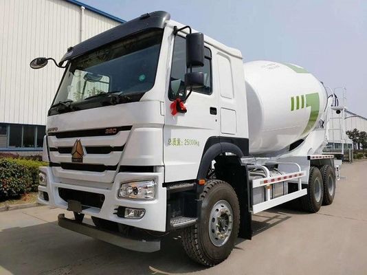 طاقة الديزل 25000كغ شاحنات هوو مستعملة شاحنة مزيج الخرسانة