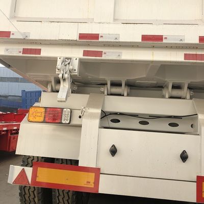 مقطورات القمامة الخلفية 3 4 محور 35 40 متر مكعب