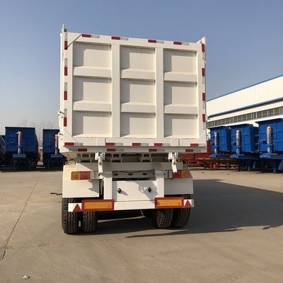 مقطورات القمامة الخلفية 3 4 محور 35 40 متر مكعب