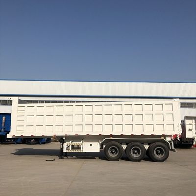 مقطورات القمامة الخلفية 3 4 محور 35 40 متر مكعب