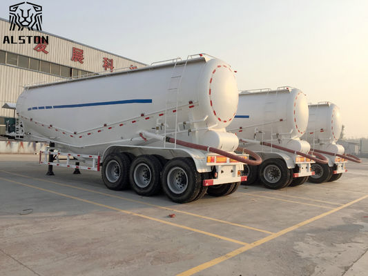 مقطور ثلاثي المحور للطاقة الهوائية 45cbm مقطور أسمنت كبير 60T 70T