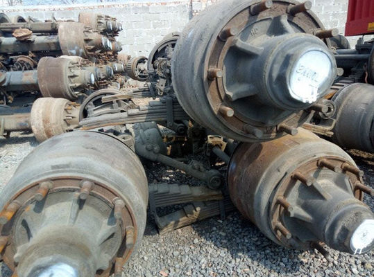 FUWA BPW محور شاحنة مستعمل 16T شاحنة مقطورة قطع الغيار النوع الألماني