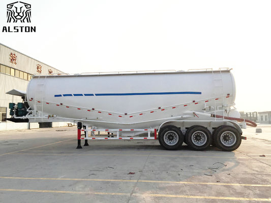 مقطور ثلاثي المحور للطاقة الهوائية 45cbm مقطور أسمنت كبير 60T 70T