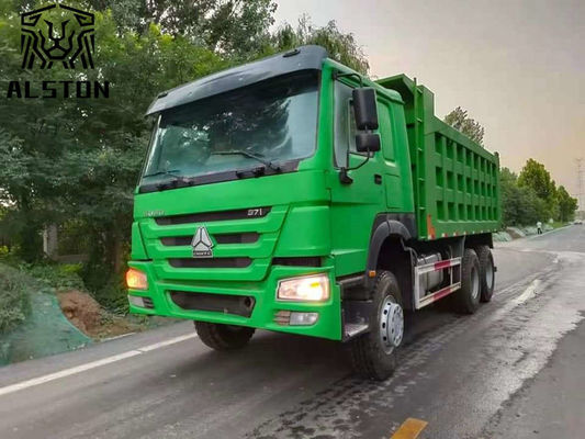6x4 371hp شاحنة هوو المستخدمة للصناعات المختلفة