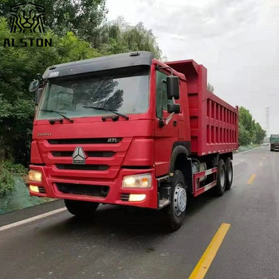 دلو مستعمل هوو 6x4 شاحنة تيبر 371HP 18.6M3 مع 12.00R20 الإطارات