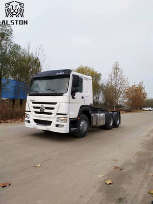 شاحنة جرار مستعملة 6x4 ، رأس جرار Sinotruck Howo